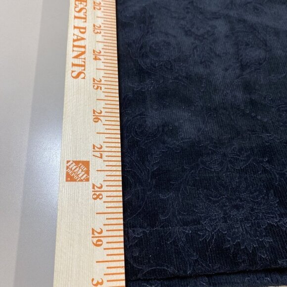 St. John Sport by Marie Gray Fashion Fit Black‎ Corduroy Pants Size 8 Wide Leg - Picture 10 of 12